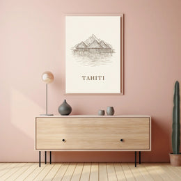 Tahiti Paradise Poster