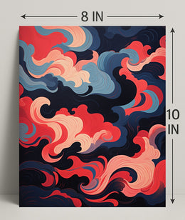 Abstract Swirls Of Color Abstract Poster