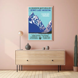 Jenny Lake Museum Grand Teton National Poster