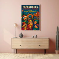 Copenhagen Christmas Parade at Tivoli Gardens Poster