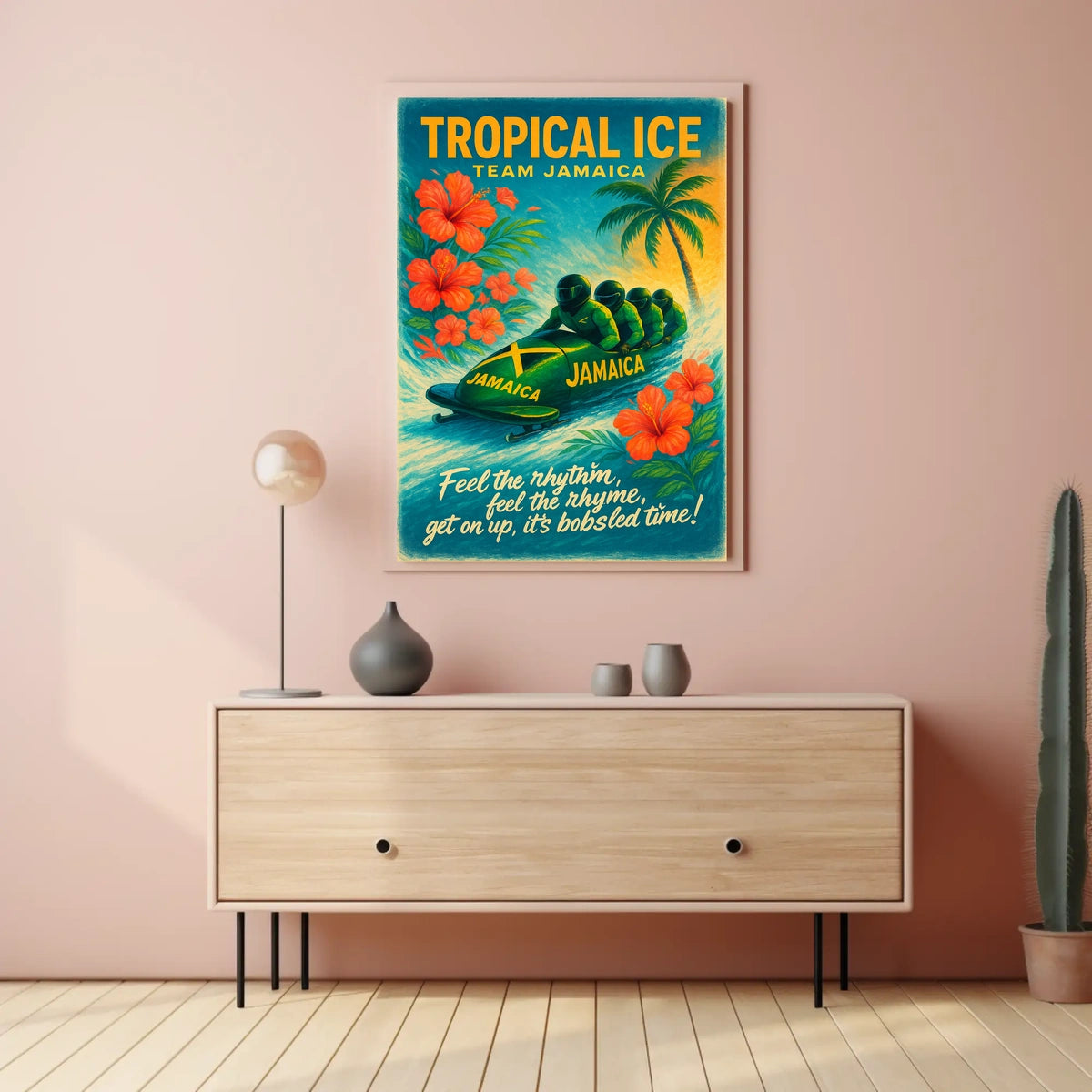 Tropical Ice Team Jamaica Poster
