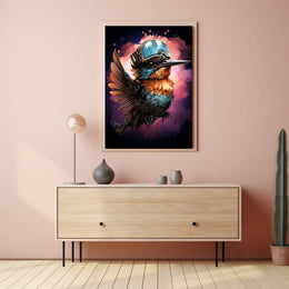 Cyber Avian Adventure Poster