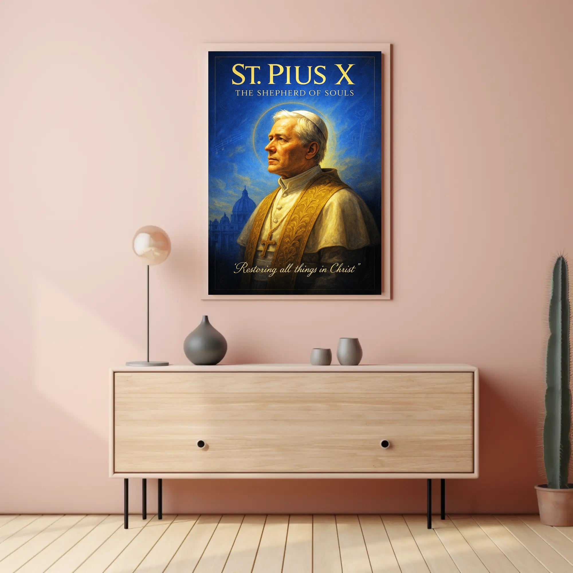 St. Pius X The Shepherd of Souls Poster PosterGoat