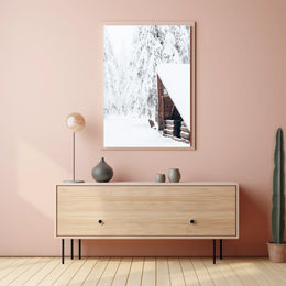Winter Wilderness Retreat Poster