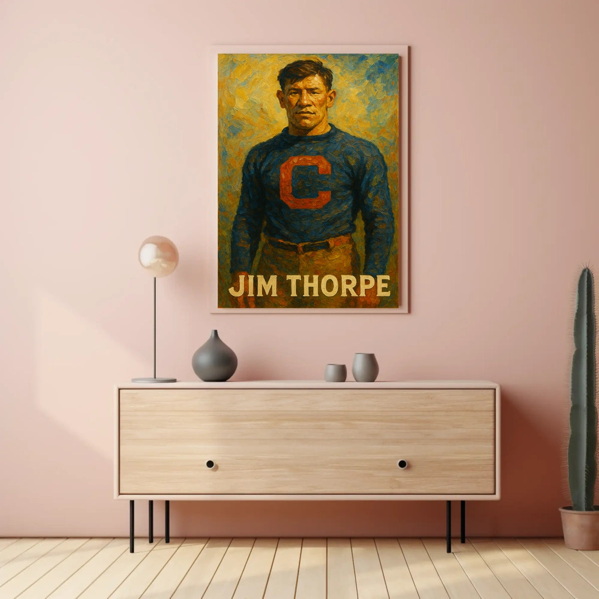 Jim Thorpe Portrait Poster