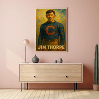 Jim Thorpe Portrait Poster