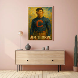 Jim Thorpe Portrait Poster
