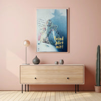 Cautionary Whisper Poster PosterGoat
