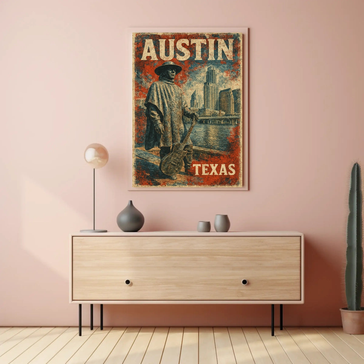 Austin Skyline Tribute Wanderlust Photography Poster