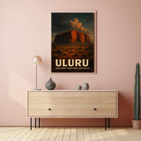 Uluru Australia Outback Sunset Decor Lovers Poster