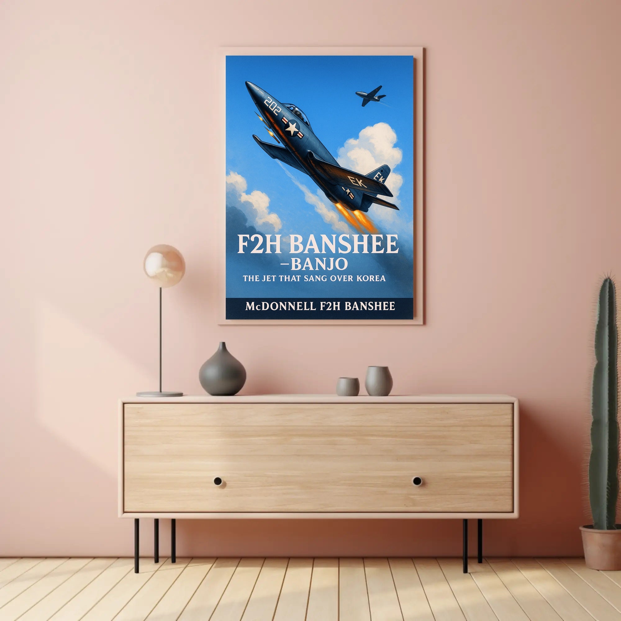 F2H Banshee The Jet That Sang Over Korea Poster PosterGoat