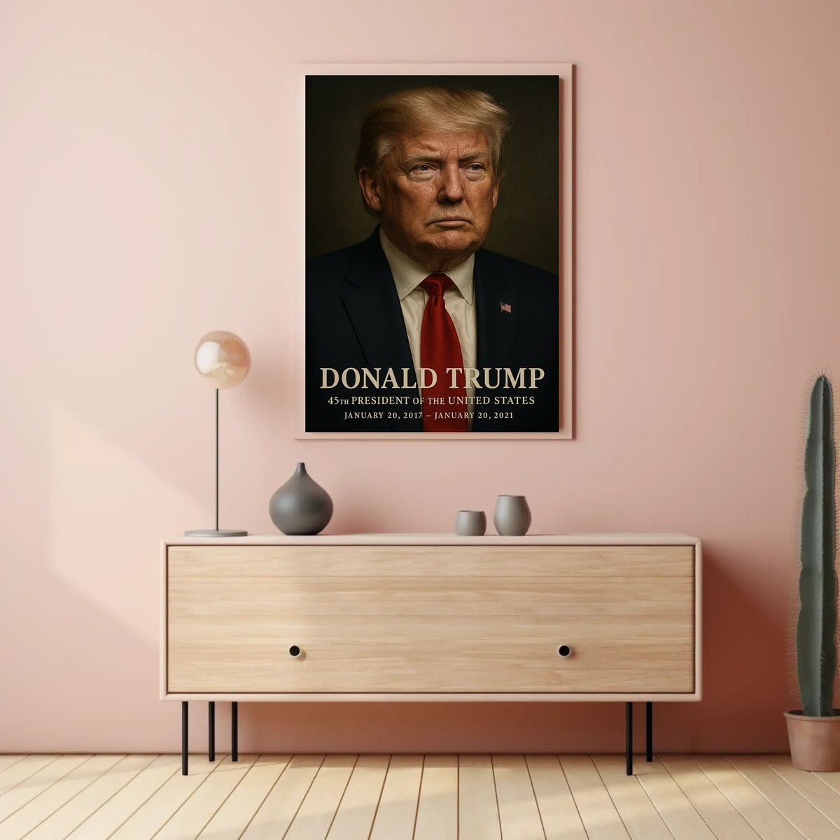 Donald Trump 45th President Poster Wall Art 18x24 Decor