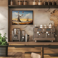 Surreal Landscape with Whimsical Eerie Fantasy Mythology Poster