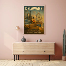 Delaware The First State Poster