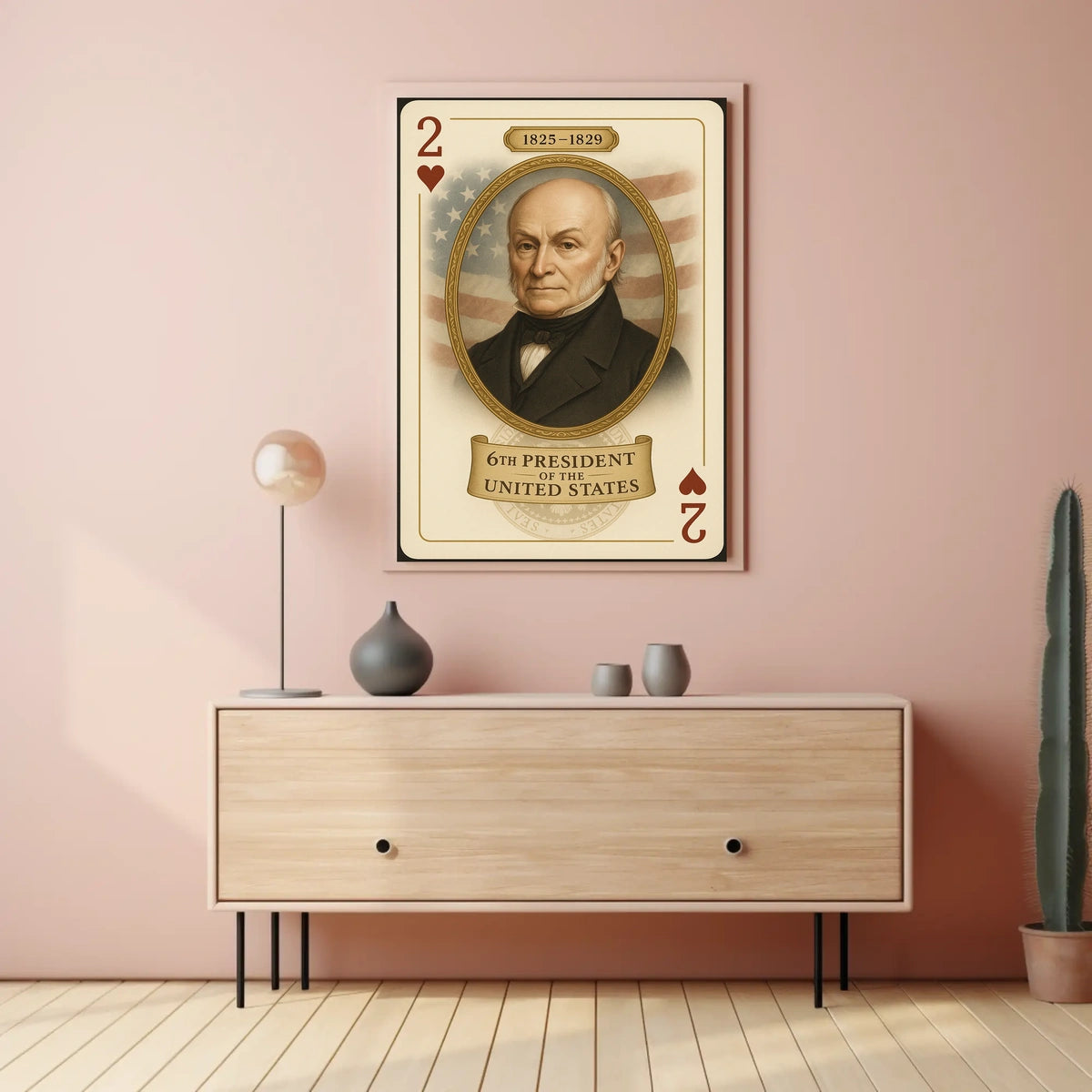 John Quincy Adams President Poster