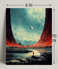 Cosmic Landscape Exploration Poster PosterGoat