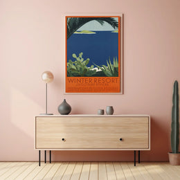 Winter Resort Jugoslav Riviera Poster