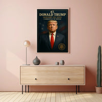 Donald Trump 47th President Poster