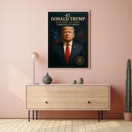Donald Trump 47th President Poster