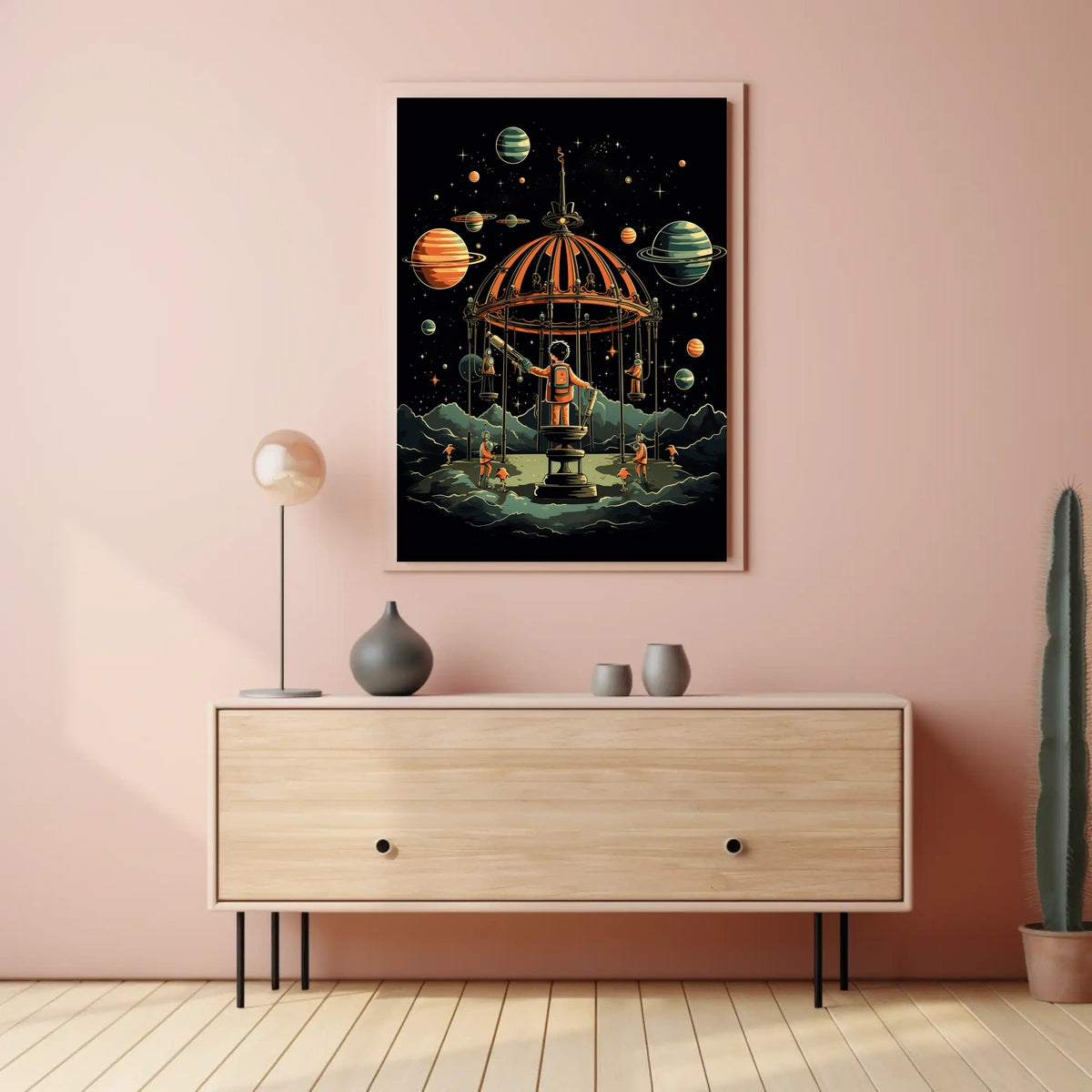 Cosmic Carousel Poster