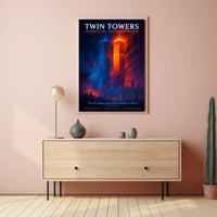 Twin Towers Remembrance Tribute Historical or Presidential Poster PosterGoat