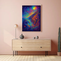 Mythical Sea Creature Fantasy Art Poster Print