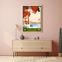 Toulon Sa Rade Splendide Poster