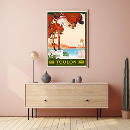 Toulon Sa Rade Splendide Poster