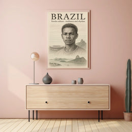 Brazil Favela Culture Poster