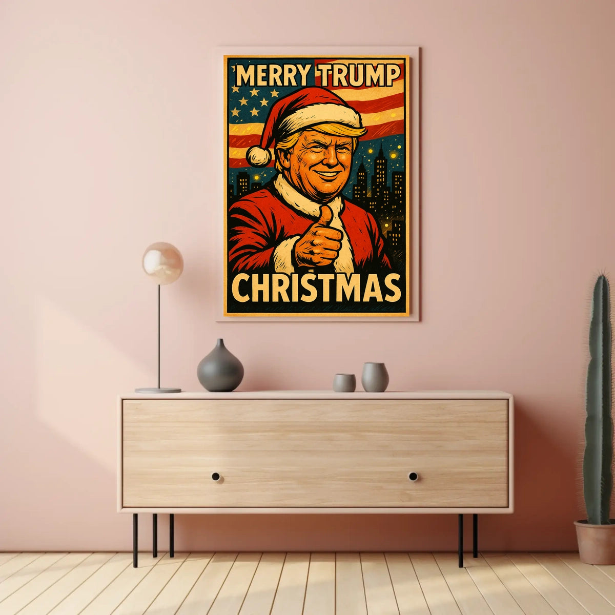 Merry Trump Christmas Poster