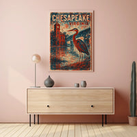 Chesapeake Virginia Scenic Heritage Coastal Wanderlust Souvenir Vintage Decor Poster