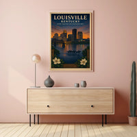 Louisville, Kentucky Where Tradition and Innovation Meet Poster