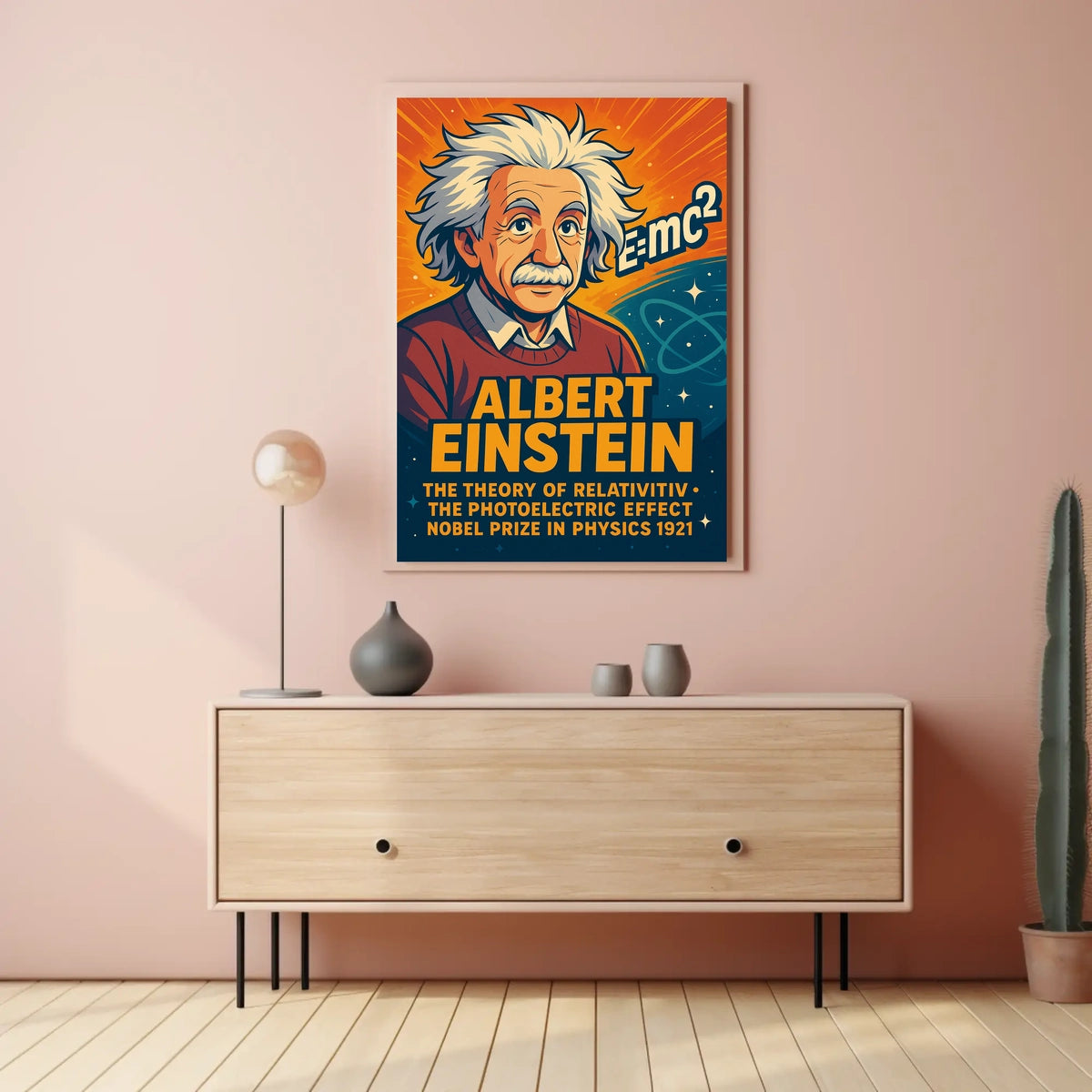 Albert Einstein Icon Of Science Poster