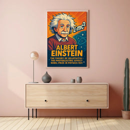 Albert Einstein Icon Of Science Poster
