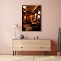 Luxurious Train Car Interior Poster