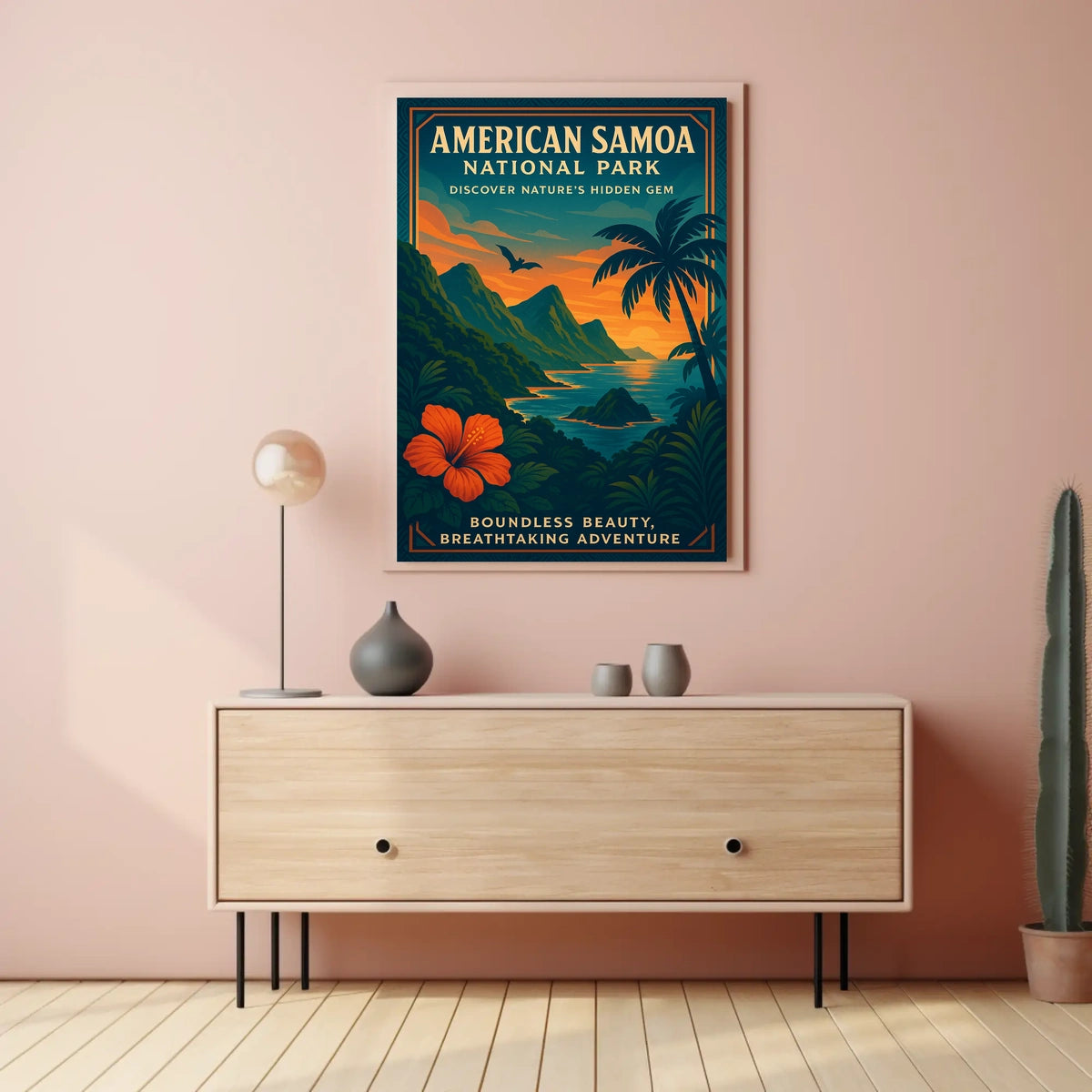 American Samoa: Hidden Gem National Park Poster