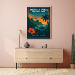 American Samoa: Hidden Gem National Park Poster