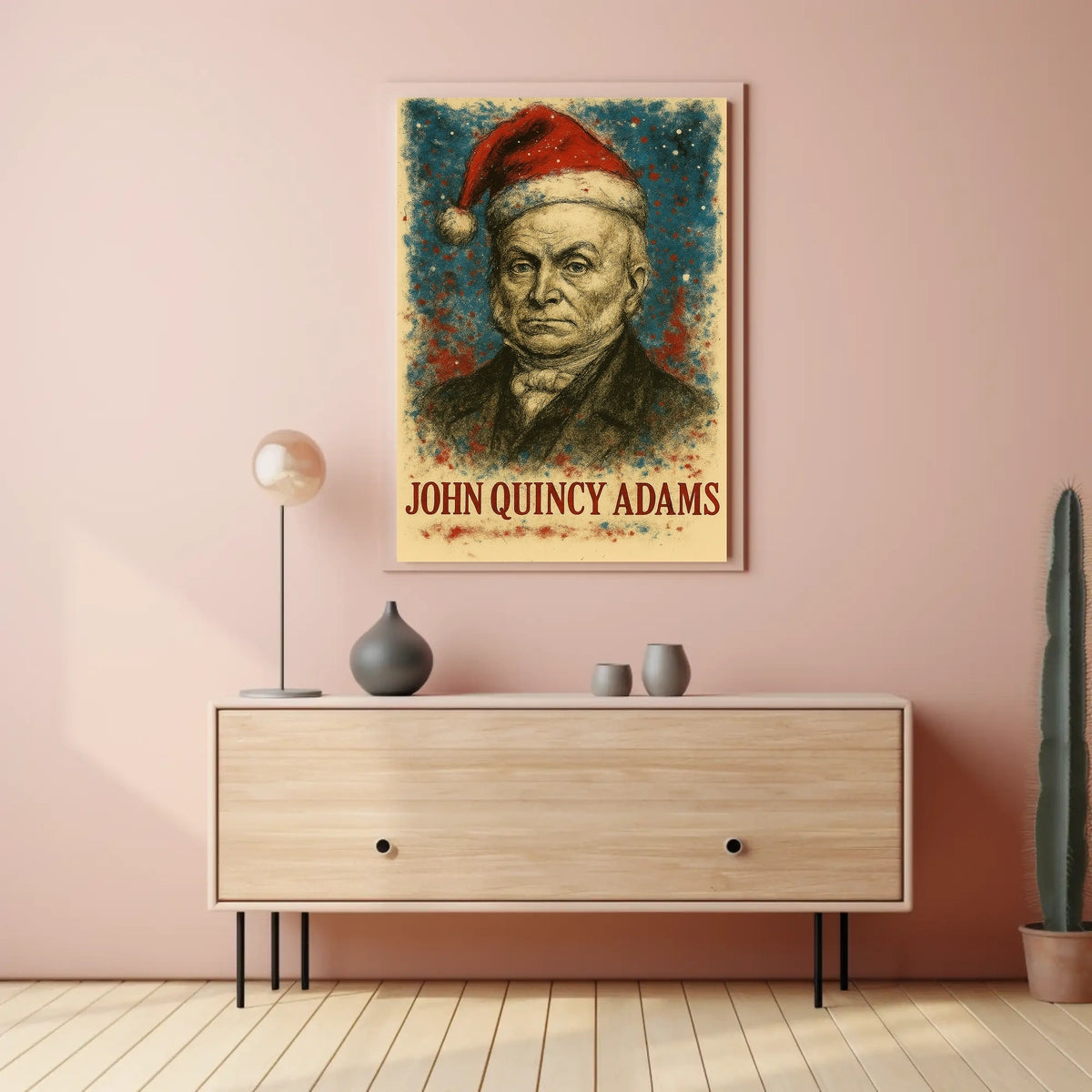 John Quincy Adams 6th President of the United States Christmas SeriesPoster