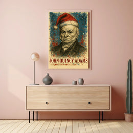 John Quincy Adams 6th President of the United States Christmas SeriesPoster