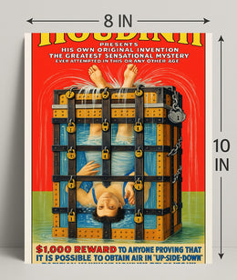 Houdini's Sensational Mystery Poster PosterGoat
