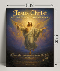 Jesus Christ Resurrection Dawn of Hope Poster PosterGoat