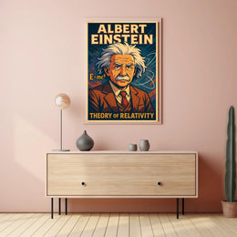 Albert Einstein Theory Of Relativity Poster