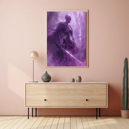 Spectral Warrior Art: Dark Fantasy or Mythology Poster PosterGoat