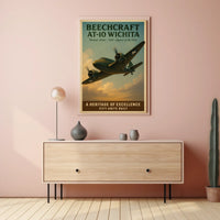 Beechcraft AT-10 Wichita Legend of the Skies Poster