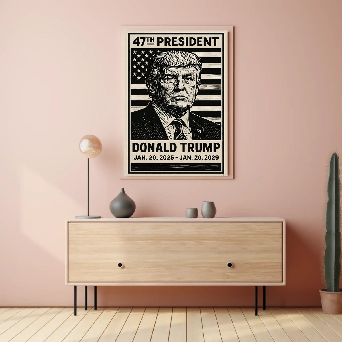 Donald Trump 47th President Poster