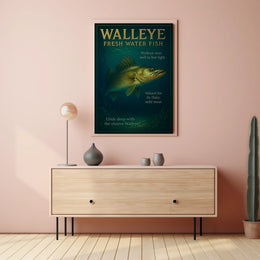 The Elusive Walleye Poster