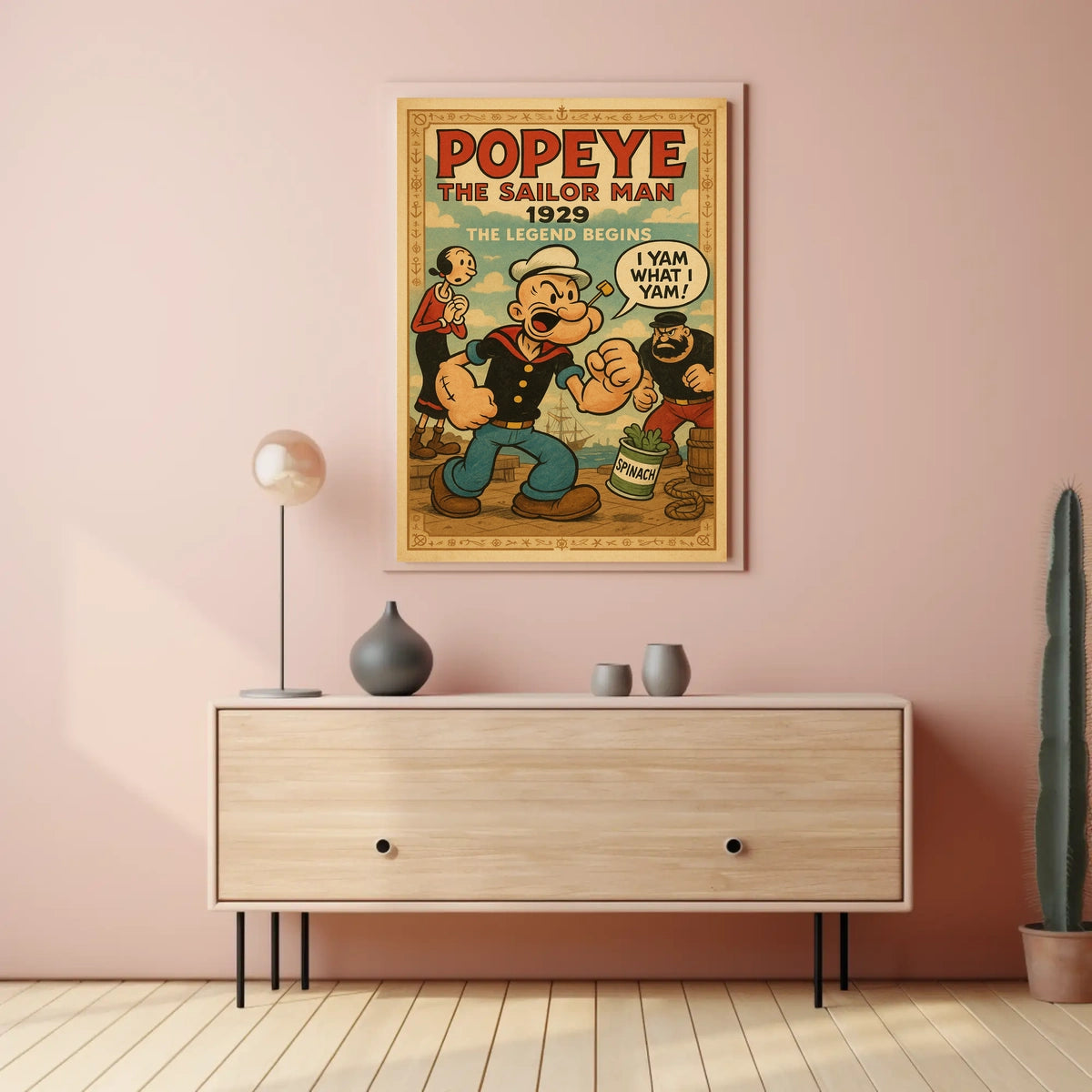 Popeye 1929 Art Poster POP-78
