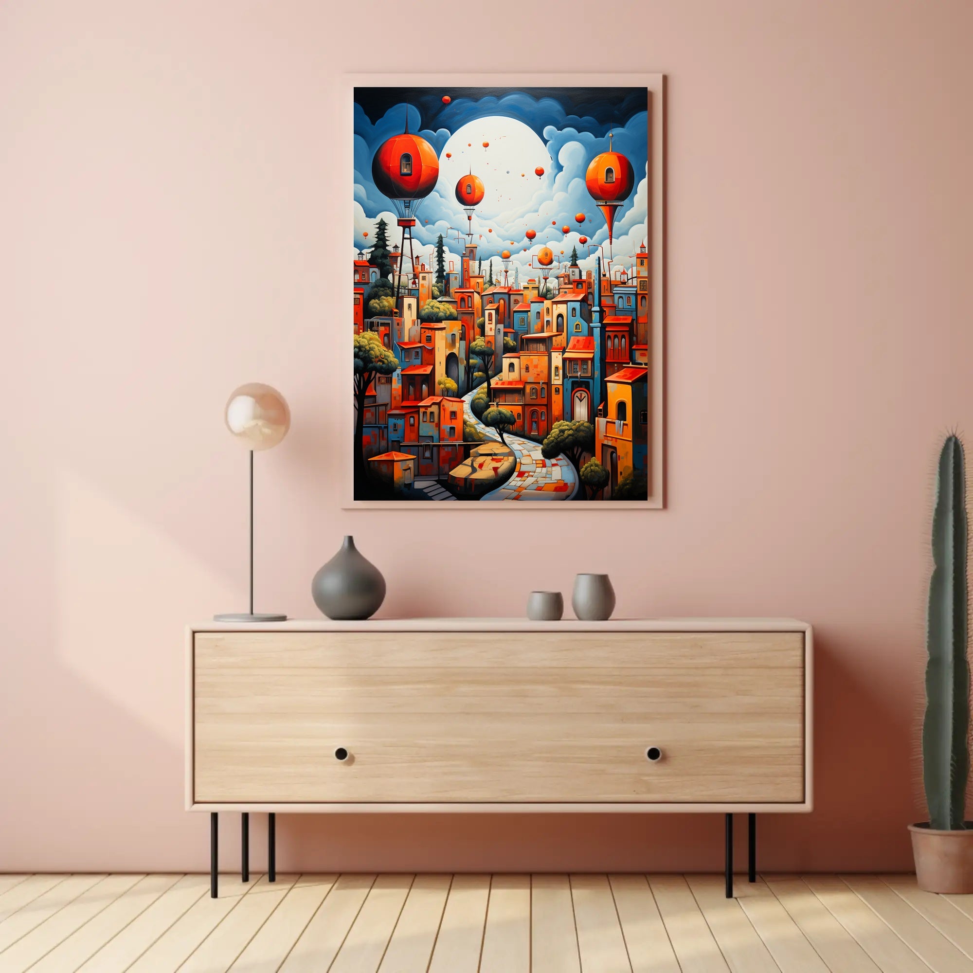 Dreamscape Cityscape Poster
