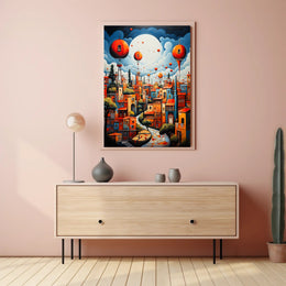 Dreamscape Cityscape Poster