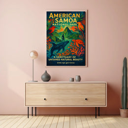 American Samoa Sext National Park Poster